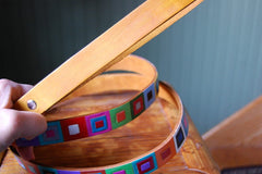 Colored Squares Dog Leash