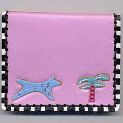 It Takes a Village leather ID case