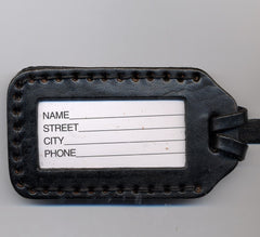 Luggage Tag with Cat Head Shot