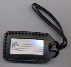 Luggage Tag with Purple Pickup
