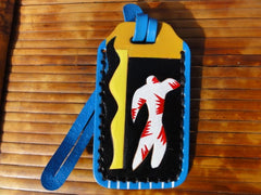 Matisse "le clown"  leather Luggage Tag