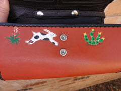 Purse with Running Rabbits