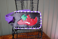 Red Chili leather Luggage Tag