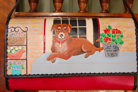 No Bad Dogs leather Purse