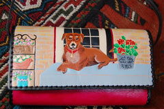 No Bad Dogs leather Purse