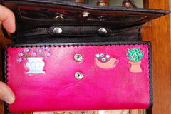 No Bad Dogs leather Purse