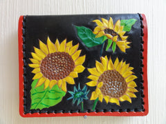 Sunflower leather ID Case