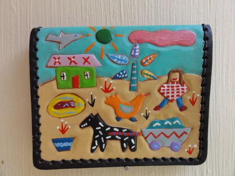 Village leather ID Case