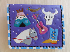 Western leather ID Case