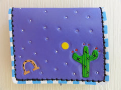 Western leather ID Case