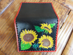 Sunflower leather ID Case