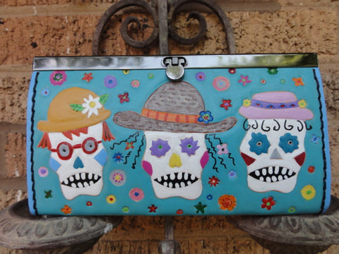Wallet with Day of the Dead Theme
