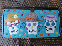 Wallet with Day of the Dead Theme