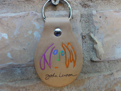 Key Fob with John Lennon Sketch