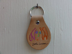 Key Fob with John Lennon Sketch