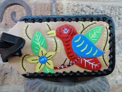 Luggage Tag with Red Bird
