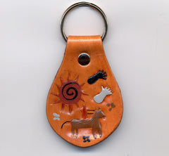 Petroglyph key fob