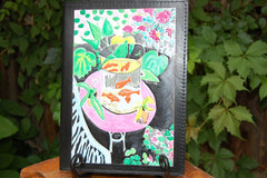 Matisse Goldfish leather Notebook