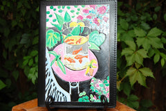 Matisse Goldfish leather Notebook