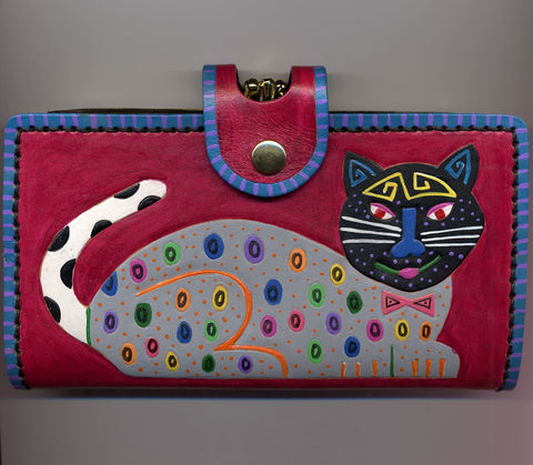 Mola Cat leather Wallet