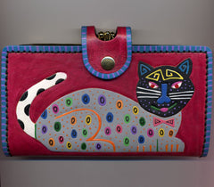 Mola Cat leather Wallet
