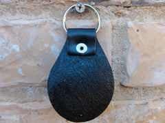 Key Fob with Pink Flower