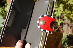 Western red leather Wallet