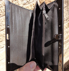 Polka Dot Cat leather Wallet