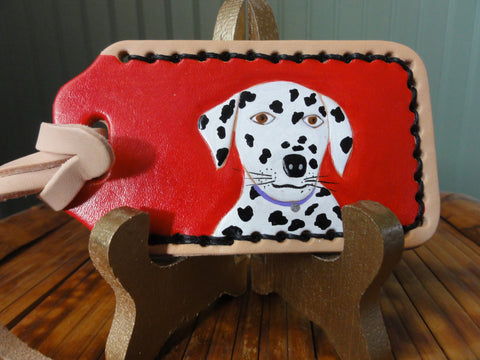 Luggage Tag with Dalmation