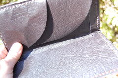 Petrogylph leather Checkbook Cover