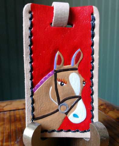 Luggage Tag with Horse
