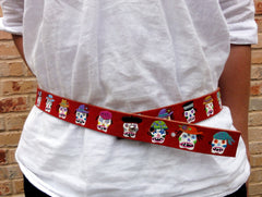 Belt with Day of the Dead Icons