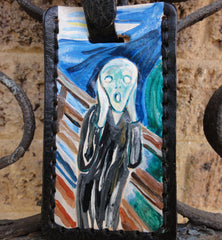 Luggage Tag with The Scream