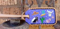 Luggage Tag with Wild West Theme