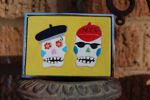 Day of the Dead Belt Buckle