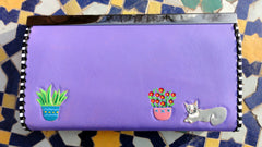 Wallet with Black and White Cat