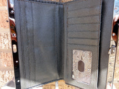 Wallet with Black and White Cat