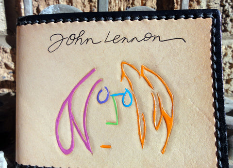 Wallet with John Lennon Self-Portrait