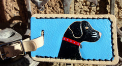 Luggage Tag with Black Lab