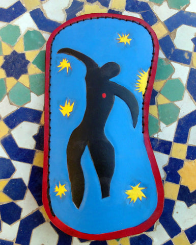 Eyeglass case with Matisse Icarus design