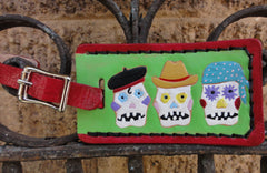 Luggage Tag with Day of the Dead
