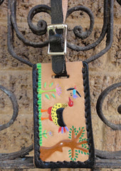 Luggage Tag with Funny Birds