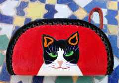 Coin Purse with Cat Headshot