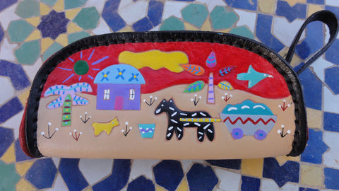 Coin Purse with It Takes a Village Design