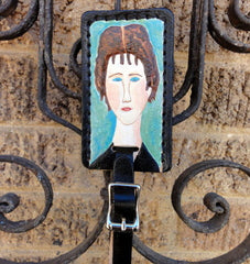 Luggage Tag with Modigliani Replica