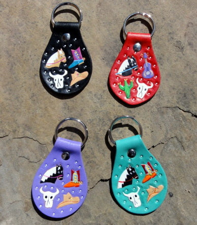 Key Fob with Western Design