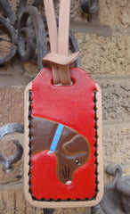 Luggage Tag with Chocolate Lab