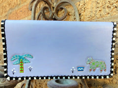 Checkbook with Village Design