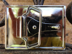 Belt Buckle with Polka Dot Cat