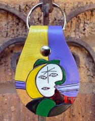 Key Fob with Picasso Woman